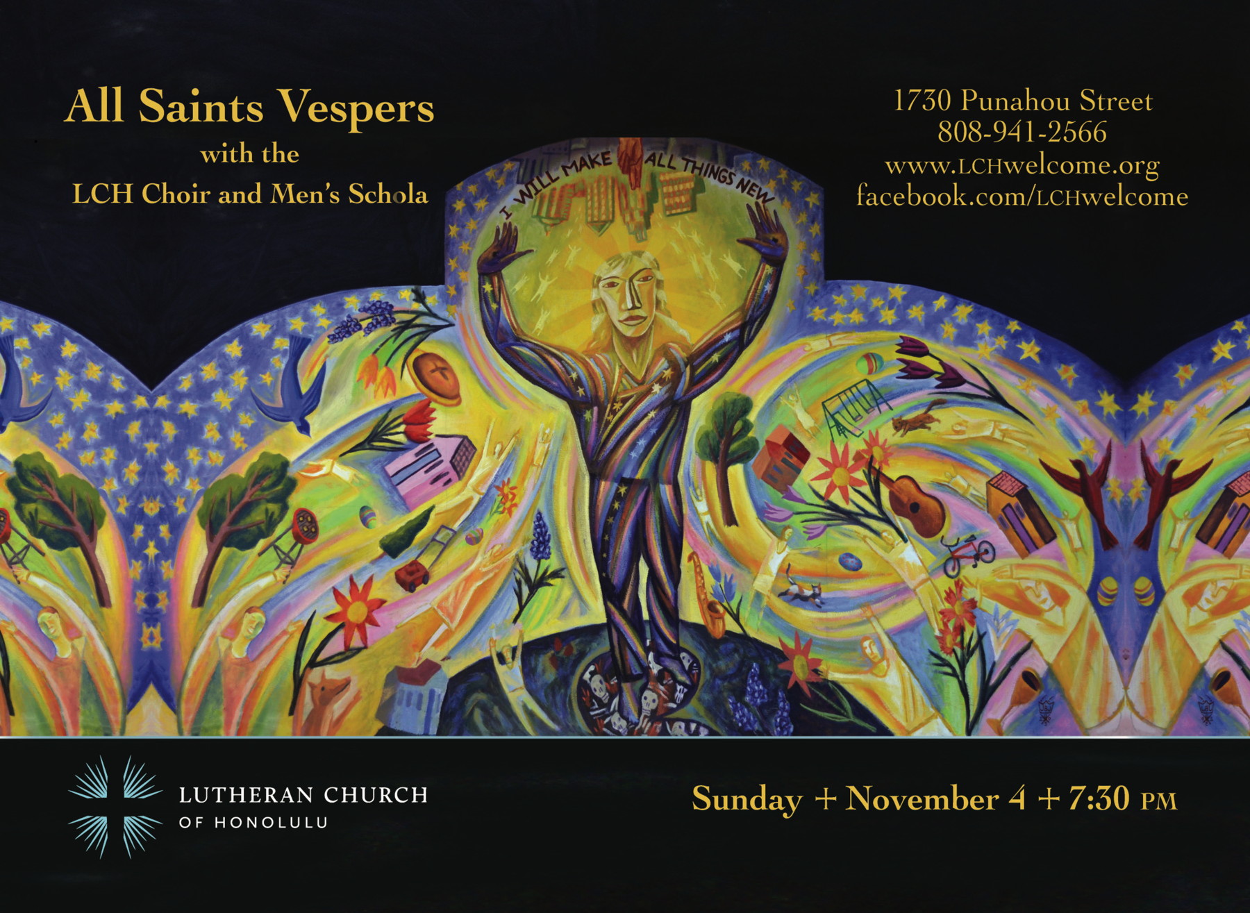 All Saints Vespers poster