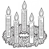 advent wreath graphic