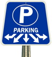 parking sign graphic