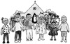 children and church graphic