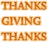 thanks giving thanks graphic