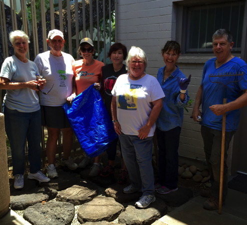 some of the beautification participants