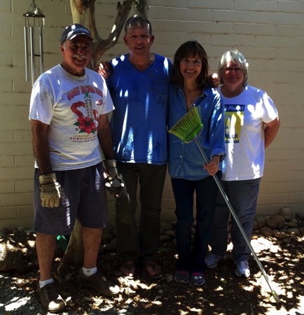 some of the beautification participants