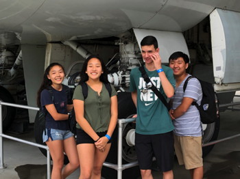 Youth at the Houston Space Center