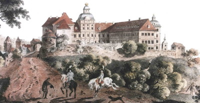 Schloss Neu-Augustusburg, the seat of the dukes of Saxony-Weißenfels