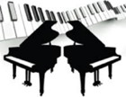 two pianos graphic