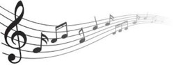 musical notes graphic