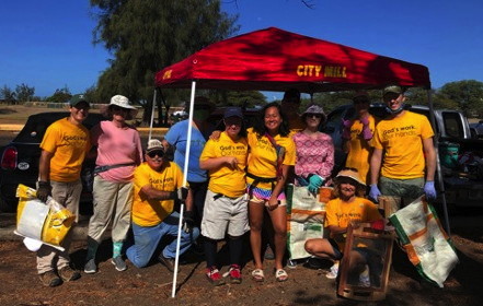 beach cleanup picture