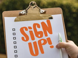 sign up graphic