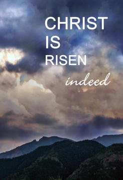 Christ is risen indeed graphic