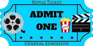 movie ticket graphic