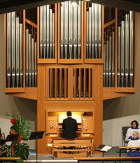 the Beckerath organ