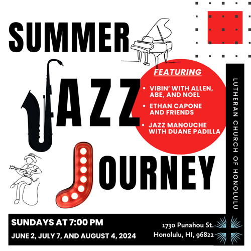 Summer Jazz Journey 2024 graphic