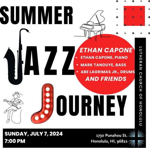 Summer Jazz Journey 2024 graphic