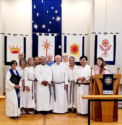 Thanks to all the candle and banner bearers who helped with the 50th annual Advent Procession.