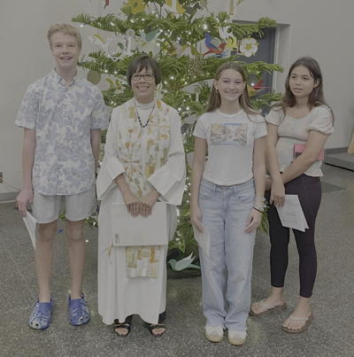 Pr. Margrethe with our confirmands