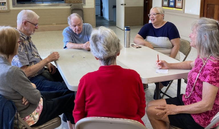 Rolling the dice away! The Game Day crew is all in for a thrilling round of Bunco! Join them the first Wednesday of every month.