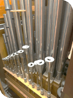 pipes of the Beckerath organ