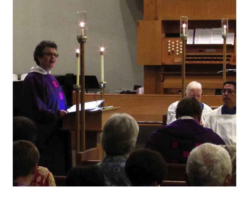 The first part of the Vigil centered around lessons from the Hebrew scriptures and recounting salvation history, beginning with the creation.