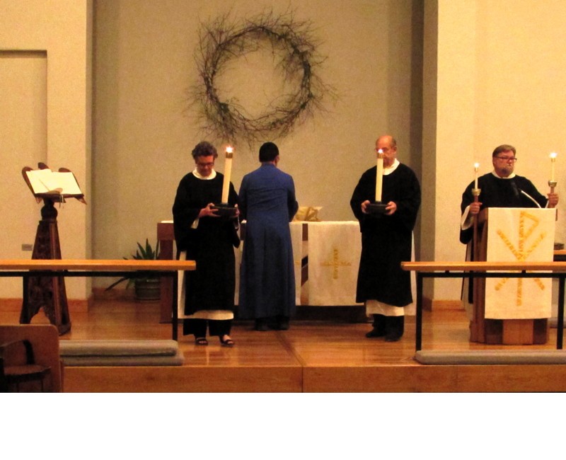 Following communion, the elements of the eucharist were removed from the Nave, and then the altar was stripped bare.